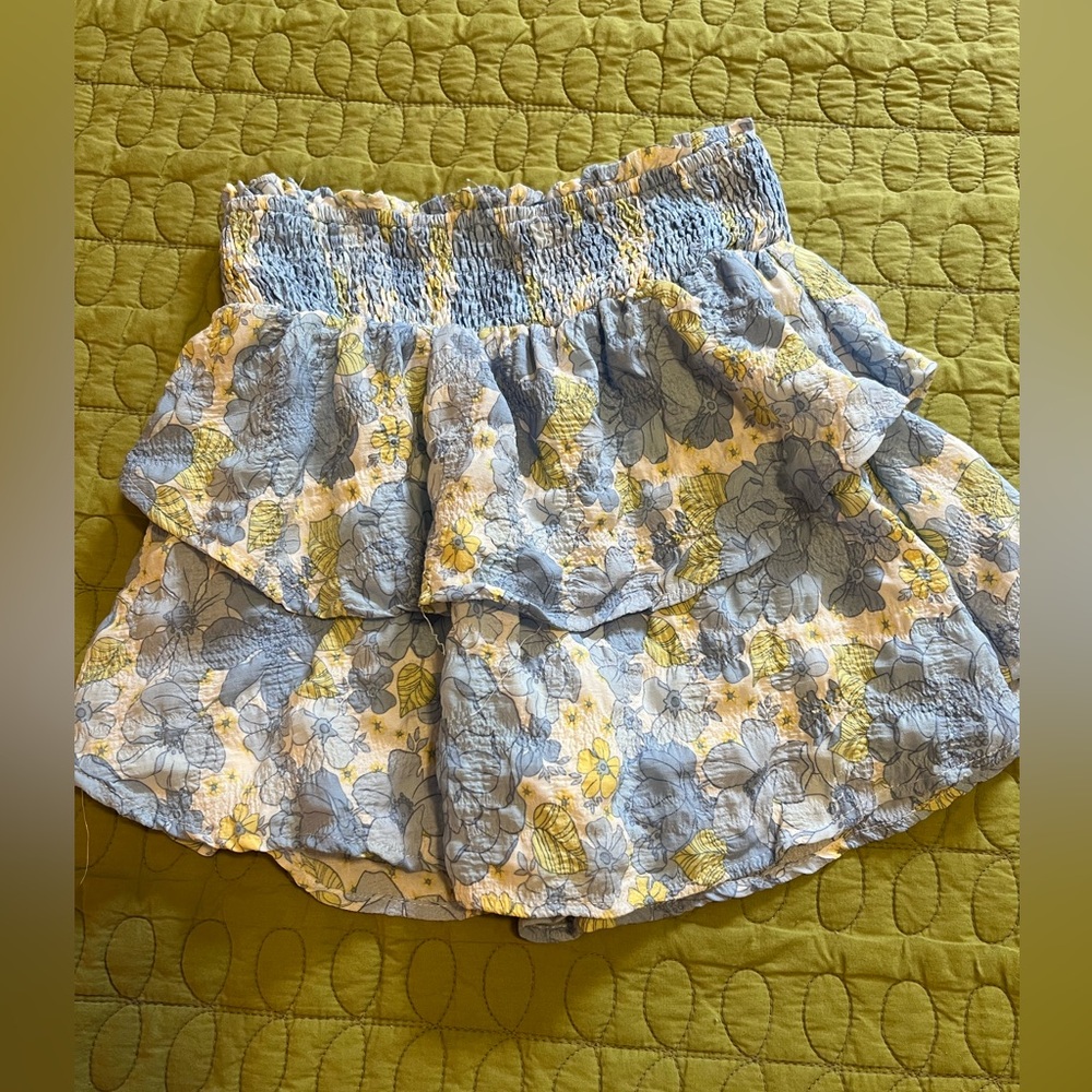 Very Cute Floral Print Hayden Girls Skirt- Size Large